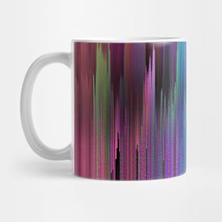 Ombre 3D Rainbow Abstract Mug